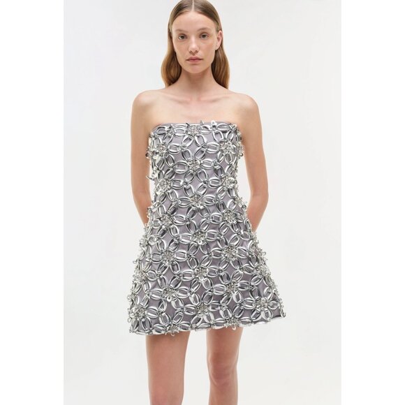 Simkhai Vandelia Embellished Mini Dress